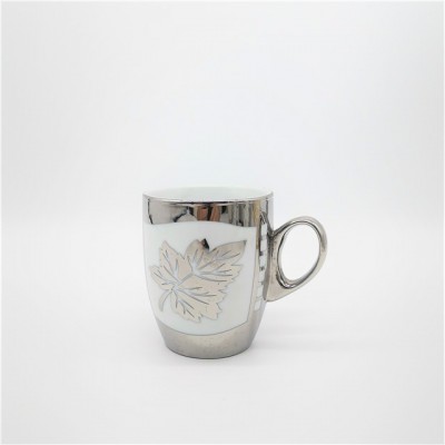 porcelain silver coffee mug, coffee mug wholesale