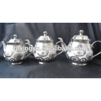 Factory price porcelain teapot arabic, silver teapot ceramic