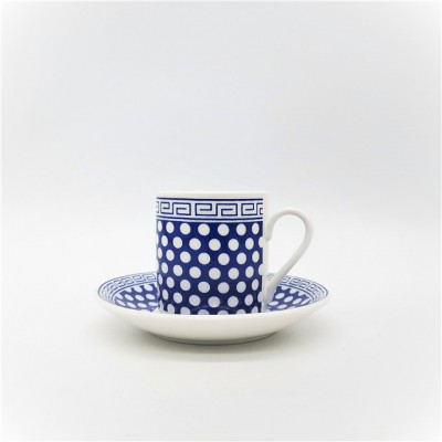 Porcelain coffee Cup and Saucer 90ml